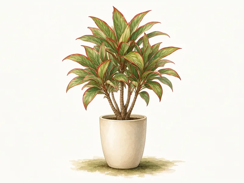 Watercolor illustration of Dragon Tree (large)